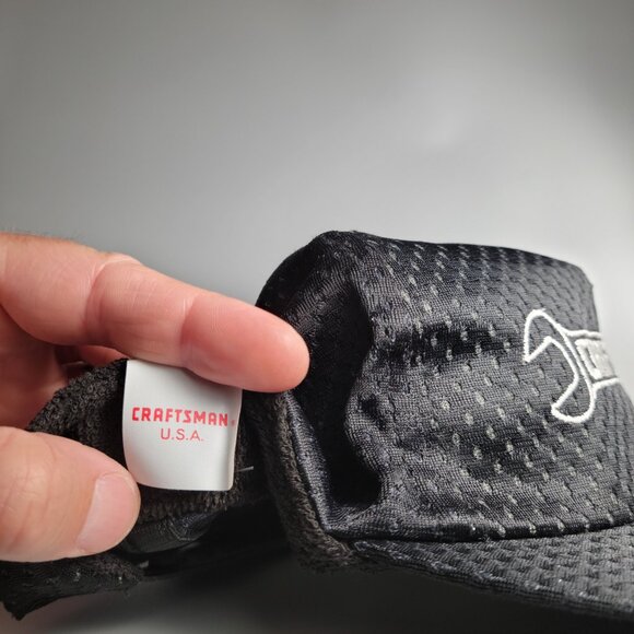 Vintage Black Craftsman coolcap Mesh Snapback Hat Made in USA - Picture 3 of 11